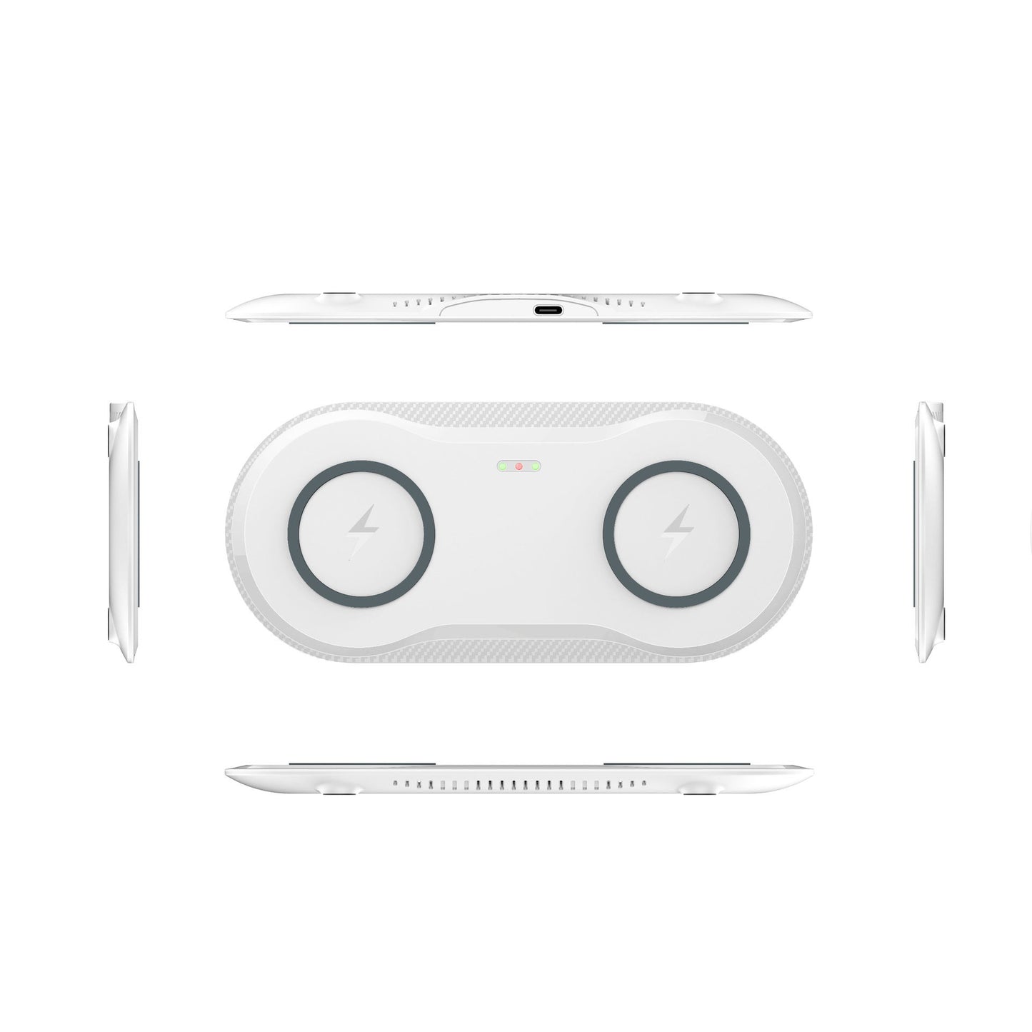 Wireless Dual Phone Charger – Fast Qi Charging Dock for Smartphones & Tablets