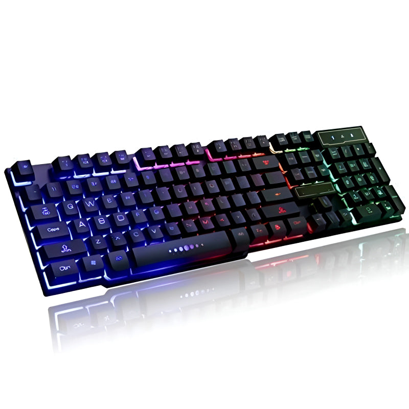 Fire Cam GK11 RGB Mechanical Gaming Keyboard – Aluminum Frame, Rainbow Backlit, Suspension Keys
