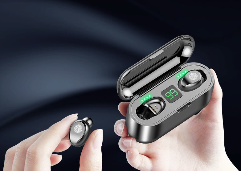 Wireless Bluetooth Earphones – True Stereo Sound, Noise-Cancelling & Hands-Free for iOS & Android