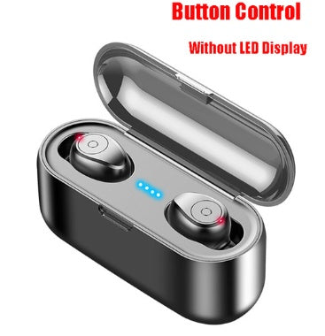Wireless Bluetooth Earphones – True Stereo Sound, Noise-Cancelling & Hands-Free for iOS & Android