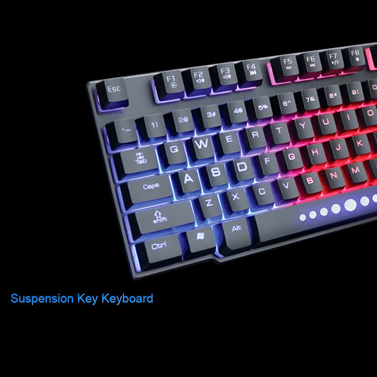 Fire Cam GK11 RGB Mechanical Gaming Keyboard – Aluminum Frame, Rainbow Backlit, Suspension Keys