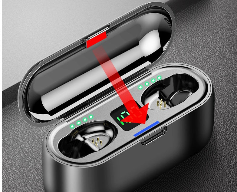 Wireless Bluetooth Earphones – True Stereo Sound, Noise-Cancelling & Hands-Free for iOS & Android