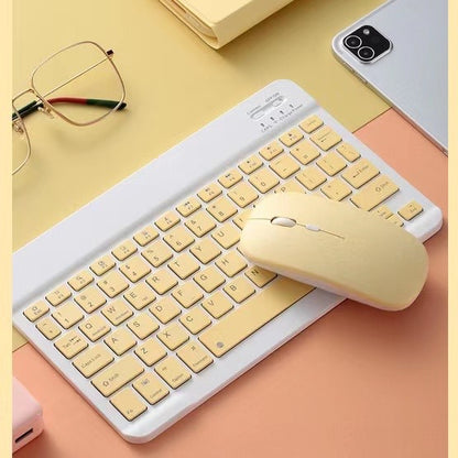 Macaron Ultra-Thin Wireless Keyboard & Mouse Combo – Compatible with Apple iMac, MacBook & iPad – Colorful Mac Design