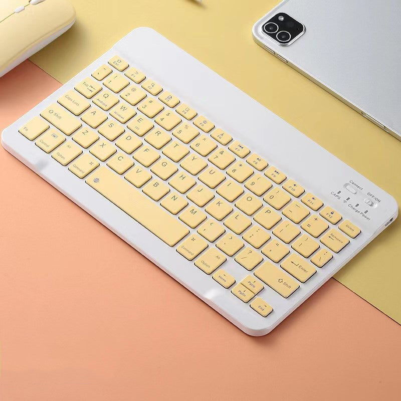 Macaron Ultra-Thin Wireless Keyboard & Mouse Combo – Compatible with Apple iMac, MacBook & iPad – Colorful Mac Design
