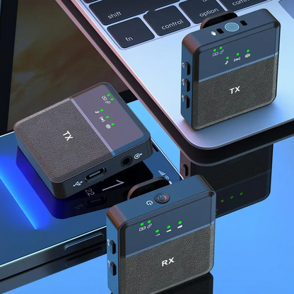 SX9 Wireless Microphone with 360° Noise Reduction – HD Recording by Edge store