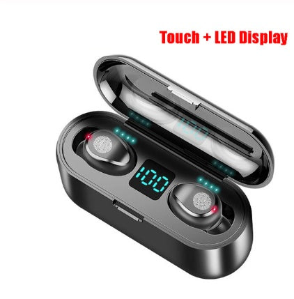 Wireless Bluetooth Earphones – True Stereo Sound, Noise-Cancelling & Hands-Free for iOS & Android