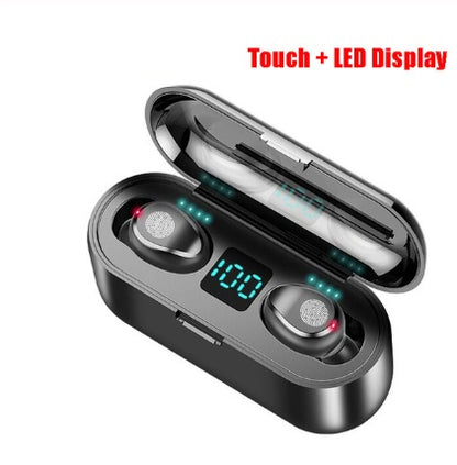 Wireless Bluetooth Earphones – True Stereo Sound, Noise-Cancelling & Hands-Free for iOS & Android