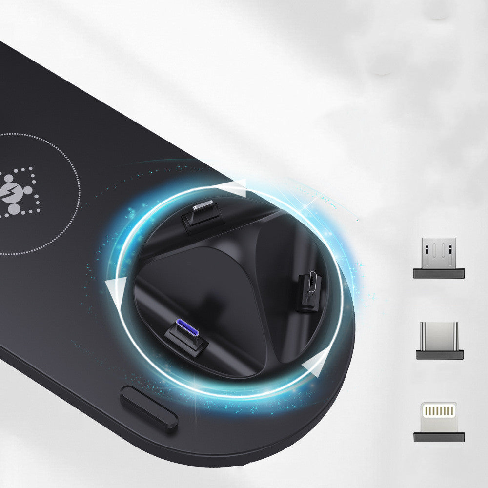 3-in-1 Wireless Charger Stand – Fast Charging Dock for iPhone, Apple Watch & AirPods by Edge store