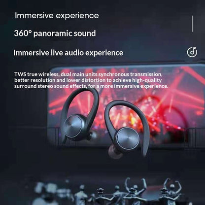 R200 TWS Sports Earbuds — LED Battery Display & BT 5.3
