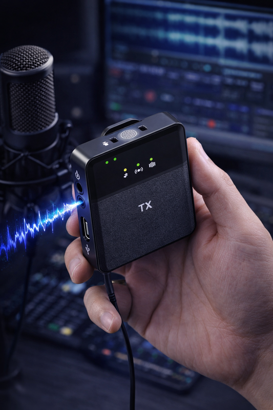 SX9 Wireless Microphone with 360° Noise Reduction – HD Recording by Edge store