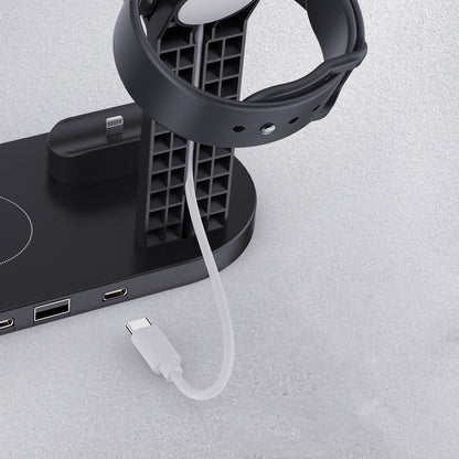 3-in-1 Wireless Charger Stand – Fast Charging Dock for iPhone, Apple Watch & AirPods by Edge store