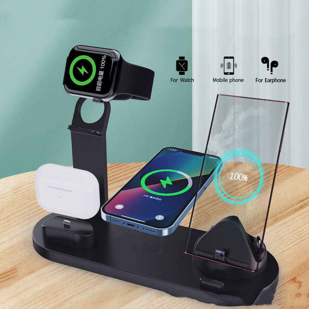 3-in-1 Wireless Charger Stand – Fast Charging Dock for iPhone, Apple Watch & AirPods by Edge store