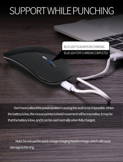 1600 DPI Wireless Optical Mouse for PC & Laptop – Super Slim USB 2.4G Receiver Mouse